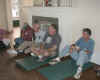 Dwight (center) responding to questions from the group