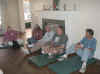 Fratermity members, along with Dwight Smith, are discussing ways that the SFO members can help out Catholic Worker
